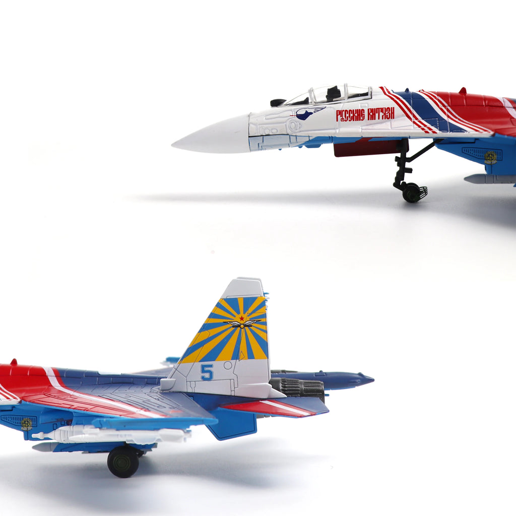 SU35-Warrior Fighter Model 1:100 Die Cast Metal Military Aircraft Aircraft Collectible Gift