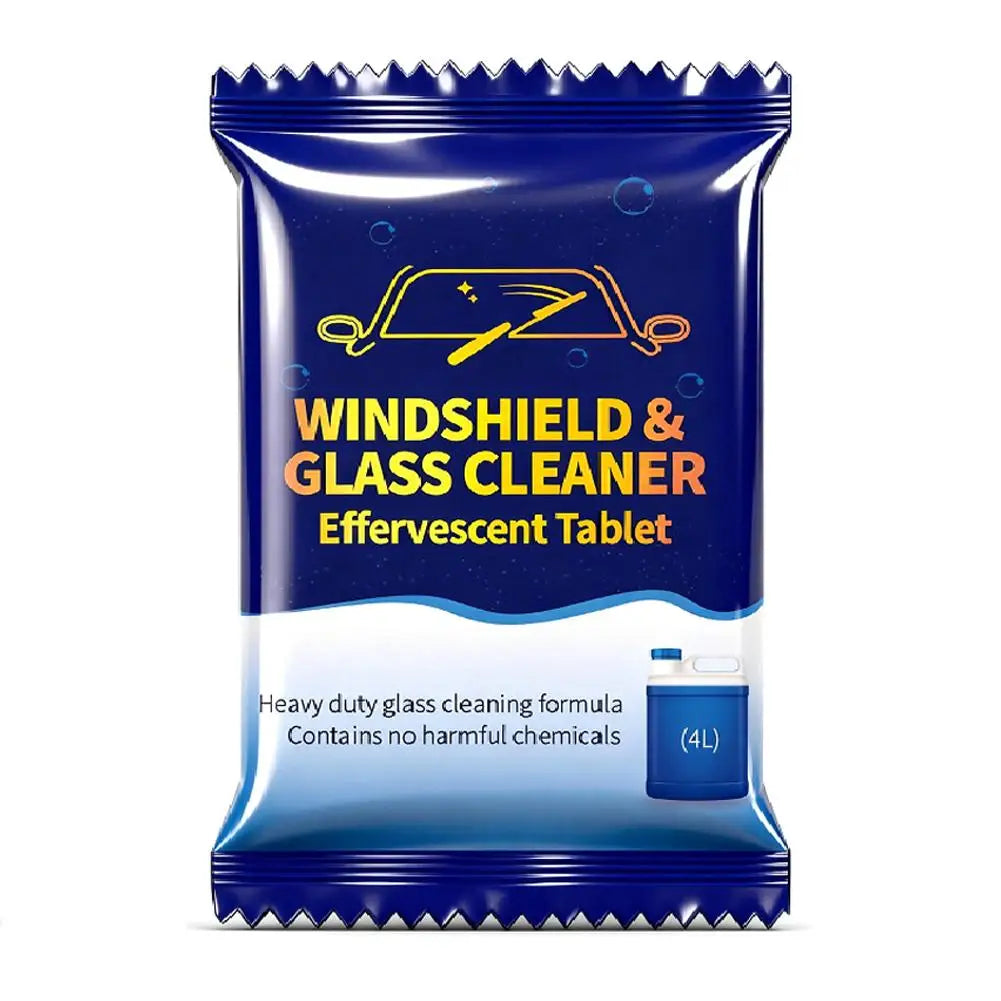 Car Windshield Glass Concentrated Washer Tablets Car Effervescent Washer Fluid Wiper Glass Solid Cleaning Tablets For Car Window