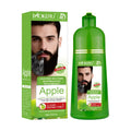 Natural 500ml 1Pack Apple Hair Color Cream Ammonia Free100% Gray Hair Coverage Apple Hair Color Black Hair Dye Shampoo for Men