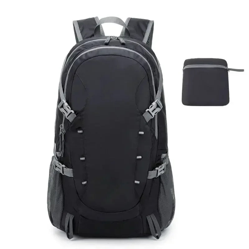 40L Outdoor Foldable Backpack Ultralight Waterproof Soft Camping Shoulder Pack Climbing Travel Mountaineering Camping Hiking Bag