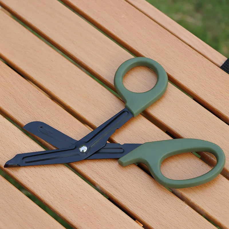Tactical EMT Paramedic Survival Rescue Scissors - Trauma Emergency First Aid Shears for Wound Treatment with Gauze Outdoor