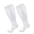 Plus Size Compression Socks Extra Wide Calf 2XL-4XL Knee High Stockings Circulation Swelling Support Soft Calves Leg Stockings