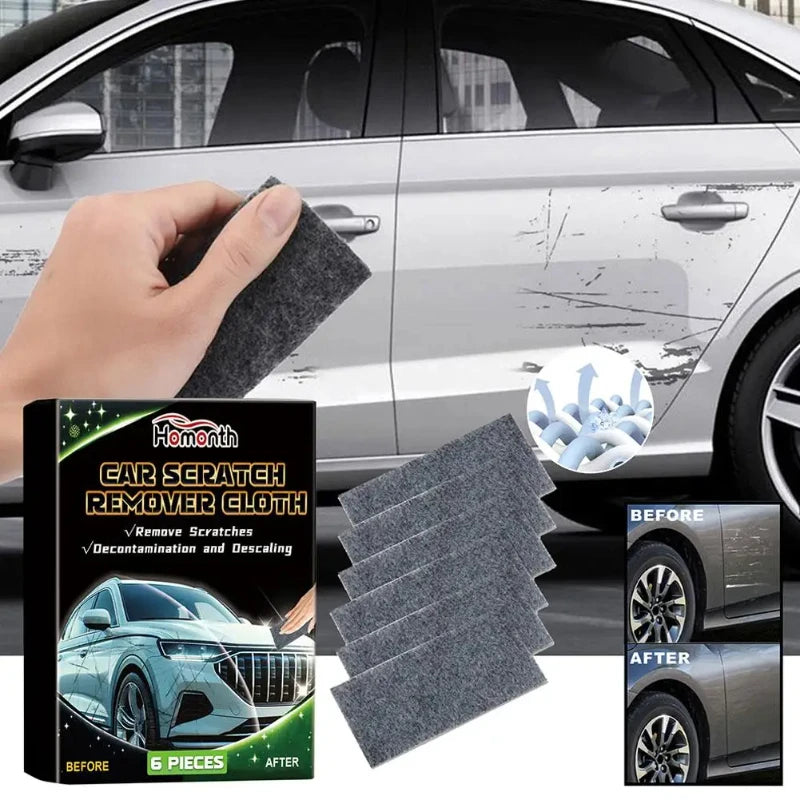 Universal Nano Sparkle Anti-Scratch Car Polishing Cloth Metal Surface Instant Scratch Repair Smart Cleaning Cloth for Cars