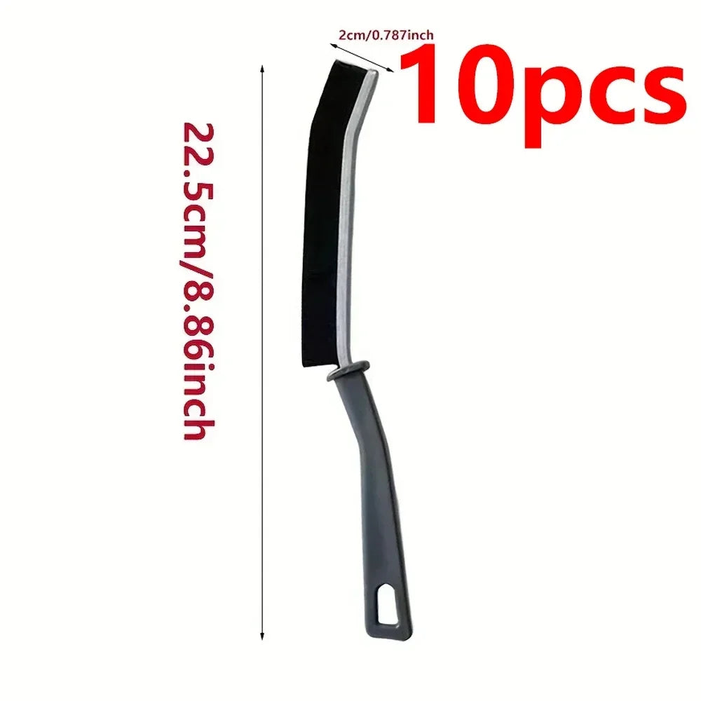 Grout Gap Cleaning Brush Kitchen Toilet Tile Joints Dead Angle Hard Bristle Brushes Long Handle Narrow Gap Cleaner 5-1pcs