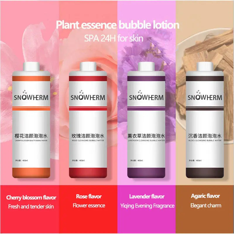 400ml Magic Oxygen Cleansing Water for Bubble Machine &Beauty Instrument Deep Cleaning Mite Removal Whitening Rejuvenating Skin