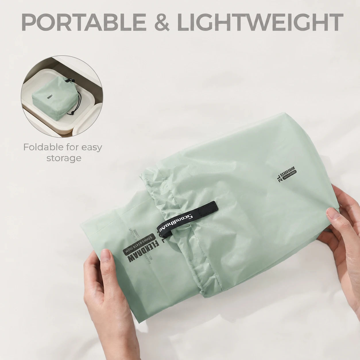 Large Capacity Waterproof Storage Bag for Clothes Travel Organizer Pouch with Multiple Pockets for Outdoor Hiking Camping