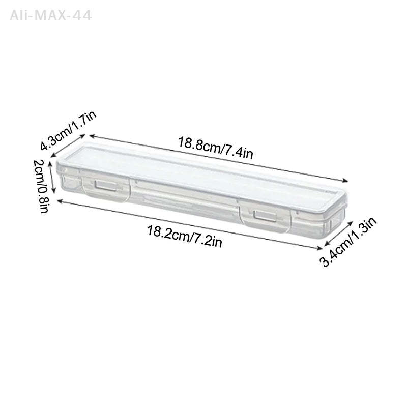 Portable Toothbrush Box Plastic Travel Toothbrush Case Transparent Toothbrush Holder Organizer Travel Practical Accessories