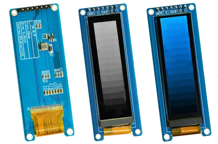 maithoga IPS 2.08 inch 7PIN White/Blue OLED Screen Module SH1122 Drive IC 256*64 SPI/IIC Interface