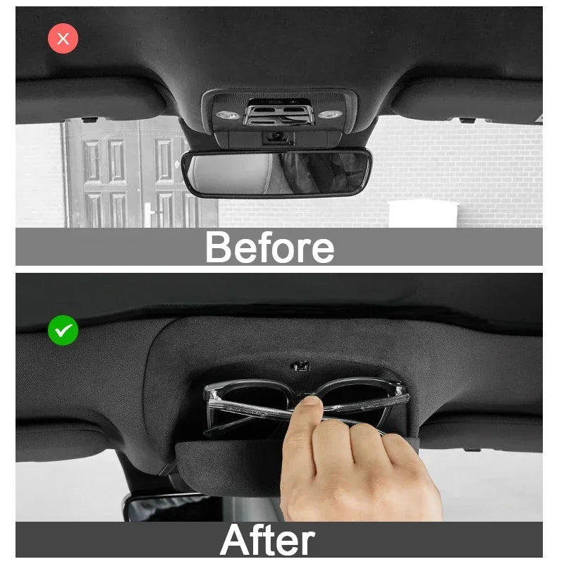 Car Glasses Holder Sunglasses Storage Box Auto Interior Accessories for BYD Seal