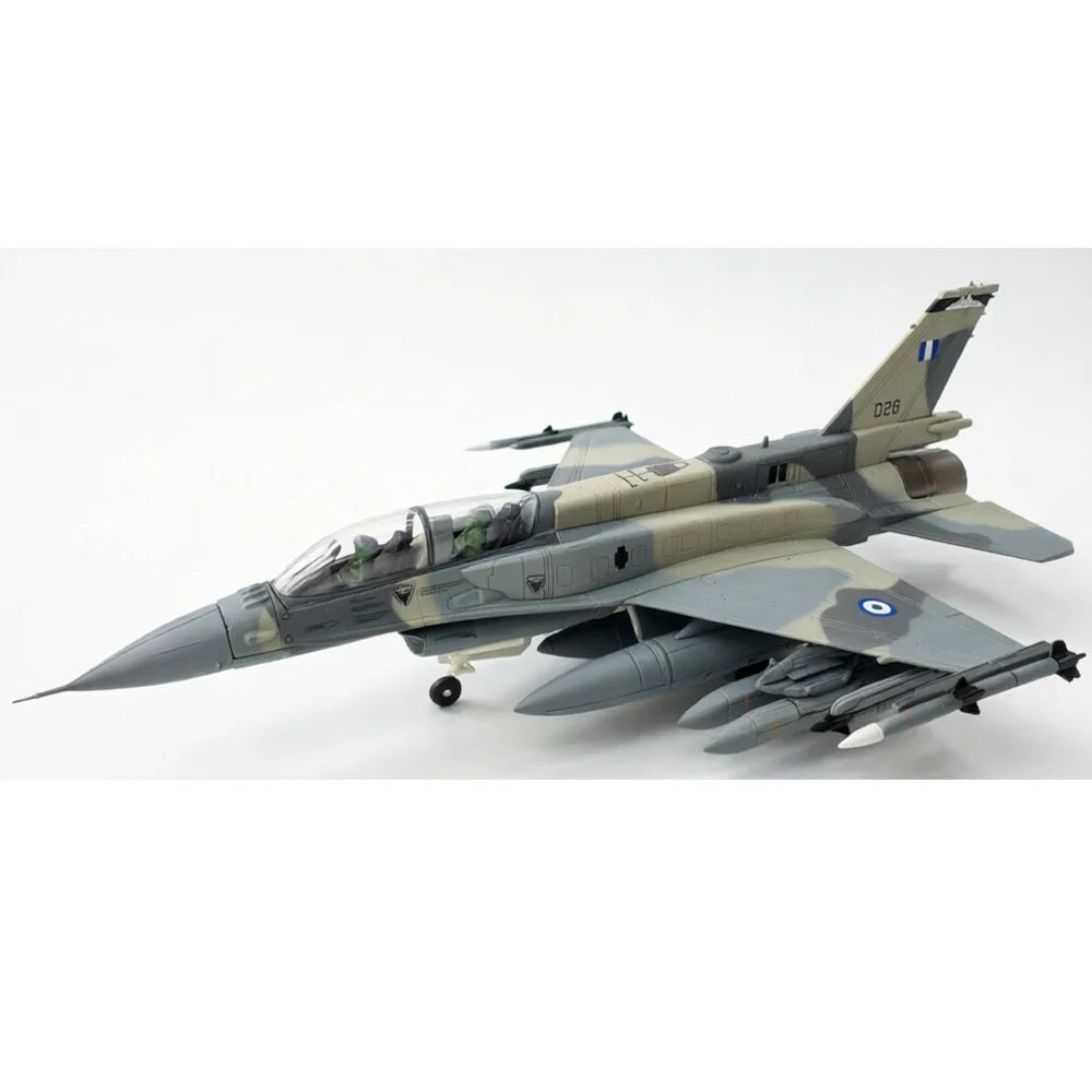 1/72 US F-16D Fighter Aircraft Model Diecast Aircraft Alloy Ghost Air Force Fighter Finished Toy Boy Gift Desktop Display Decor