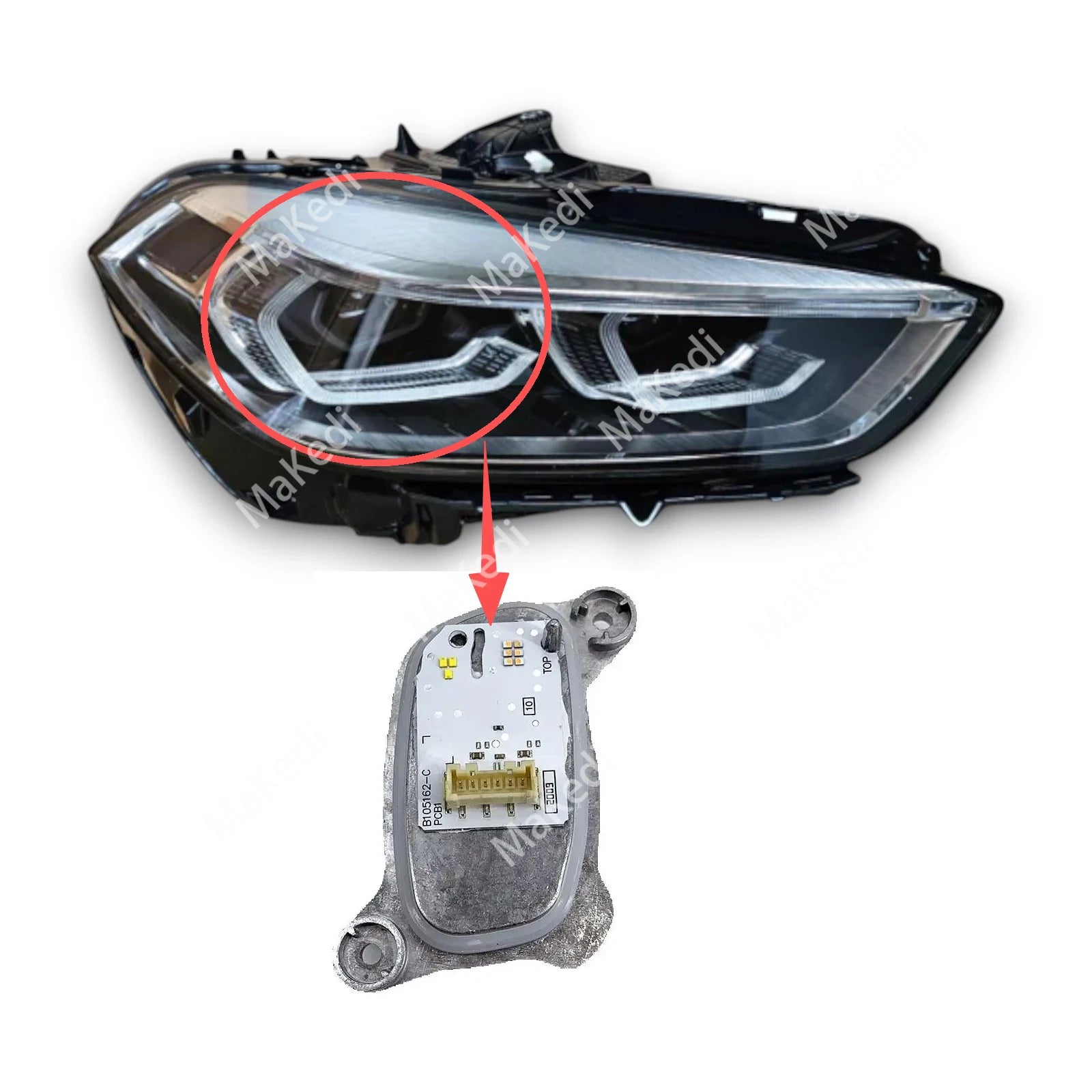 LED Headllight DRL Module 63119448116 For 2019 2020 2023 BMW 1 Series F40 118i 120dX F44 228IX M235IX 9448116 S552A B105161-C