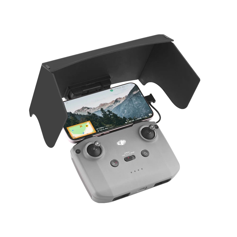 For DJI Mavic 3/Mini 2/Air 2/Air 2S/Mini 3 Pro RC-N1 Remote Controller Hood Sun Shade Phone Monitor Light Cover Drone Accessorie