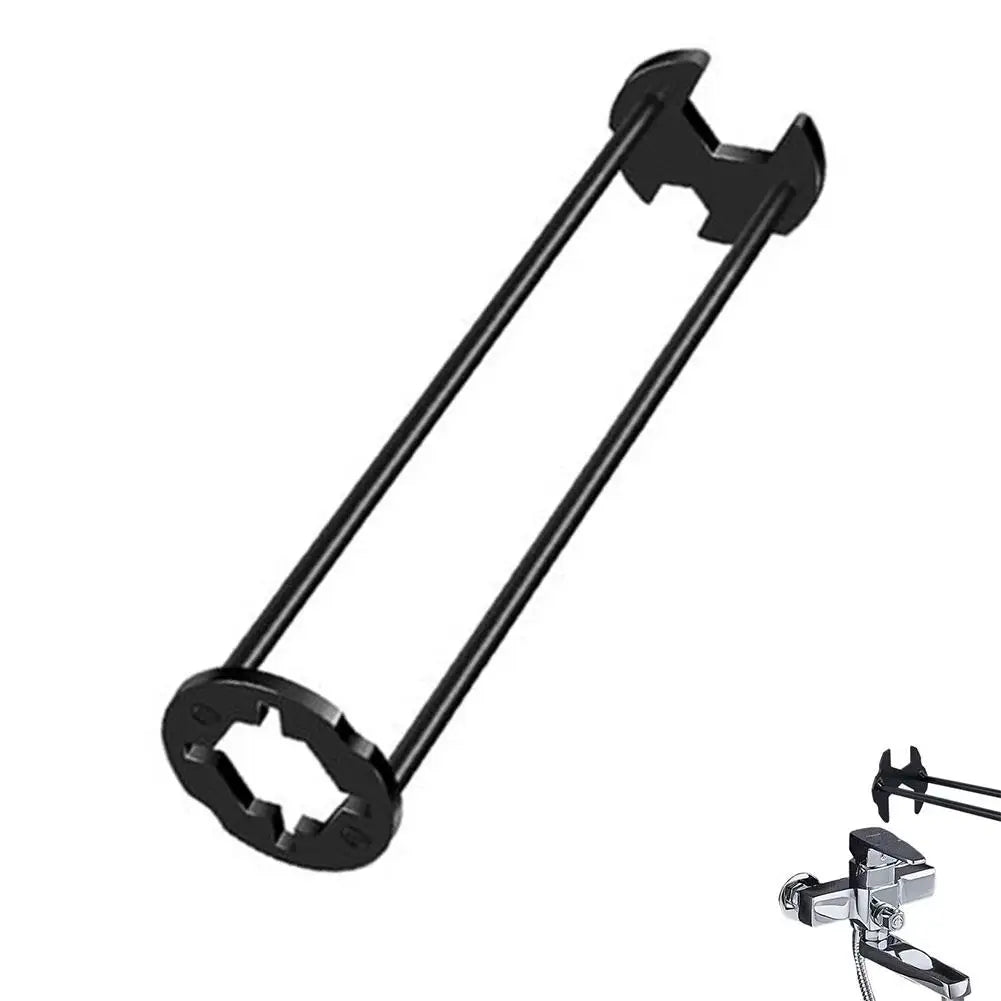 5-in-1 Sink Wrench Multifunctional Carbon Steel Faucet Hose Plumbing Pipe Wrench Bathroom Kitchen Sink Repair Set Hardware Tools