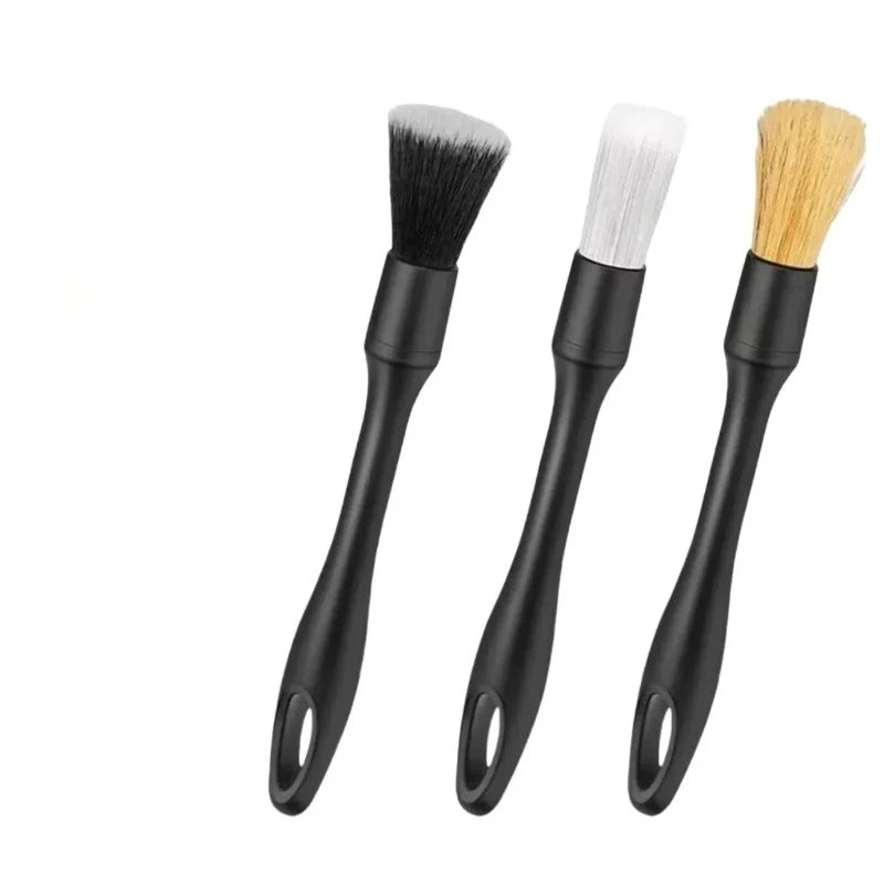 Car Detailing Brush Set 5PCS Auto Interior Cleaning Tools Air Vent Dust Duster Crevice Cleaner Car Wash Brushes for Vehicle Care