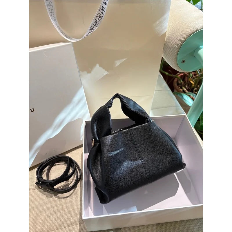 2026 New Cloud Dumpling Bag Unique Design Light Luxury Crossbody Top Handle Shoulder Bag Versatile Work Evening Handbag