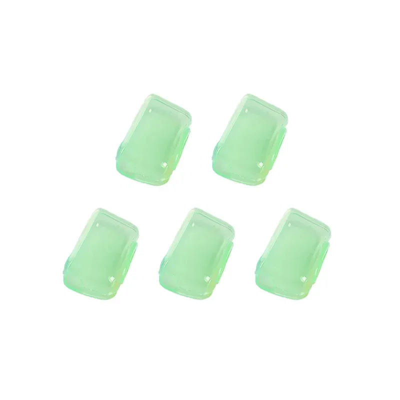 5pcs Portable Toothbrush Head Protector Hygienic Dust-Proof Cover Travel Case for Brush Head Storage Travel Toothbrush Case