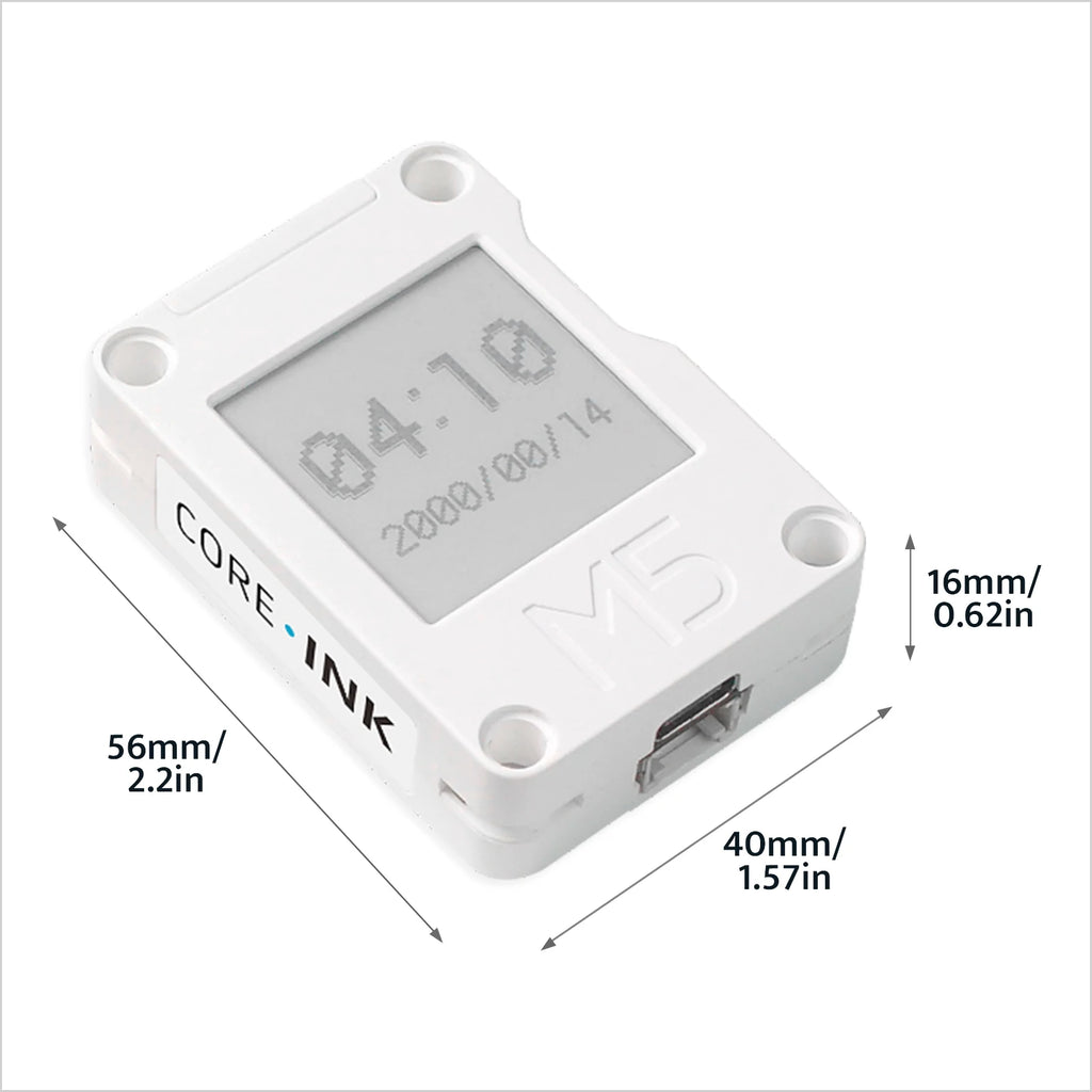 M5Stack Official M5Stack ESP32 Core Ink Development Kit(1.54'' Elnk Display)