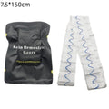 1Pc TCCC Hemostatic Kaolin Gauze Emergency Trauma Z-Fold Soluble IFAK Tactical First Aid Kit Survival EMS Wound Dressing Supply