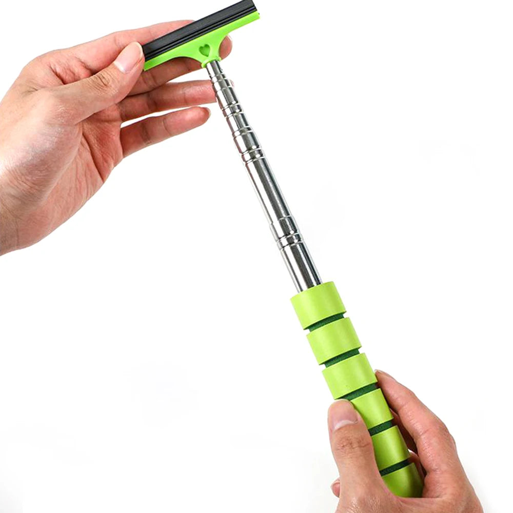 Portable Car Rearview Mirror Wiper Retractable Auto Windshield Wiper Arm Cleaning Supplies Rearview Mirror Water Remover
