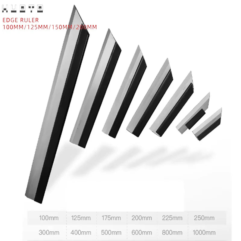 75/100/125/150/200/300mm Accuracy Leveling Ruler Machine Tool Working Platfor DIN874-00 Metal Straight Edge Ruler