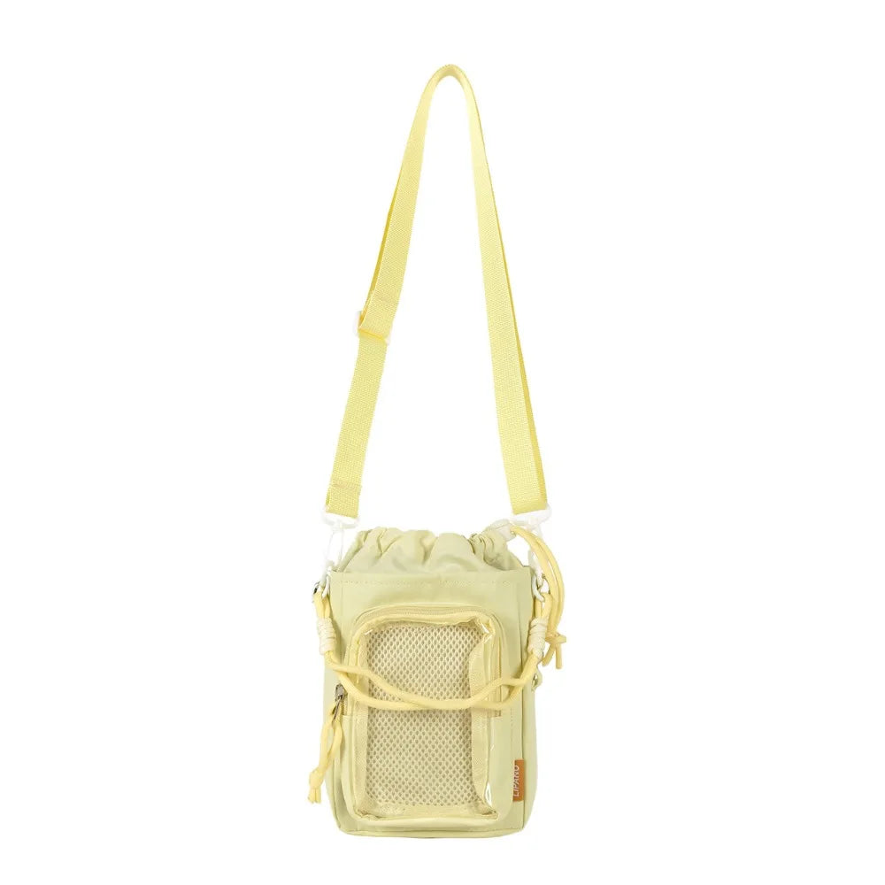 Portable Kettle Bag Storage Compartment with Doll Breathable Phone Pouch Large Capacity with Shoulder Straps Shoulder Bag Unisex