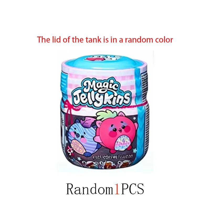 HOTMagic jellykins plush. put water in the container, shake and discover your new stuffed animal (spin master )stress relief toy