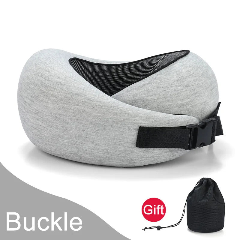 U Shape Memory Foam Neck Pillow Snail Travel Neck Pillows Portable Cervical Vertebra Airplanes Noon Break Pillow Relax