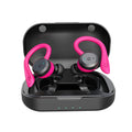 Swimming Waterproof Bluetooth Earphone Dual Wear Style Sport Wireless Headset TWS IPX7 Earbuds Stereo Long Play Time With Mic
