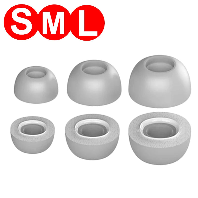Memory Foam Eartips for Samsung Galaxy Buds 4 3 Pro Eartip Earplugs Anti-Slip Earbuds Ear Tips For Buds4 Buds3 Pro Earphone Case