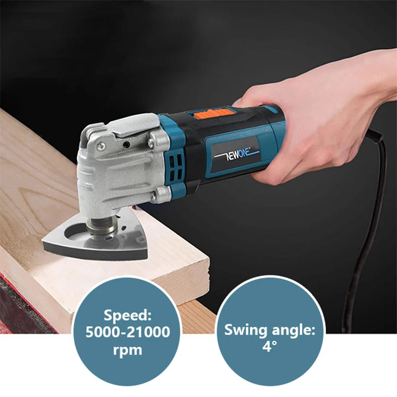 120V/230V 600W Quick Release/Change Oscillating Tool Multifunctional Electric Trimmer Saw DIY Home Improvement Tool Renovator