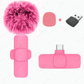 Wireless Lavalier Microphone Portable Mini Mic for iPhone Android PC Camera – Video Recording Live Streaming Vlog Gaming