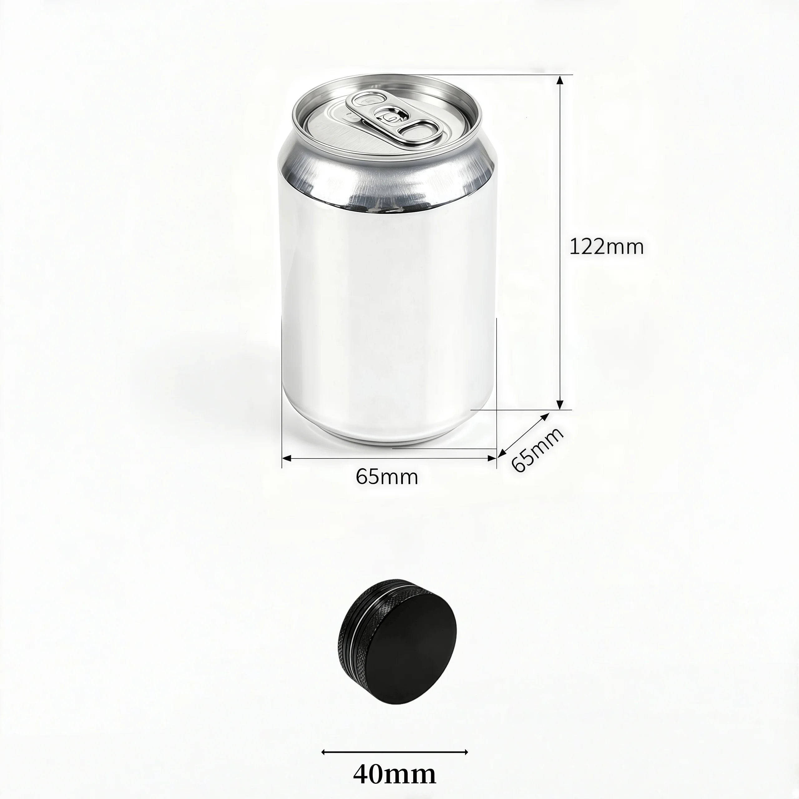 11-Color 40mm Manual Grinder - Dual-Layer Fast Grinding with Diamond Teeth, Portable Design，The best Smoking accessories