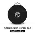 Car Charging Gun Storage Bag Trunk Cable Tools Pouch Interior For Morris Garages MG 3 5 6 7 HS ZS GS Hector TF GT ZR RX5 RX8 350