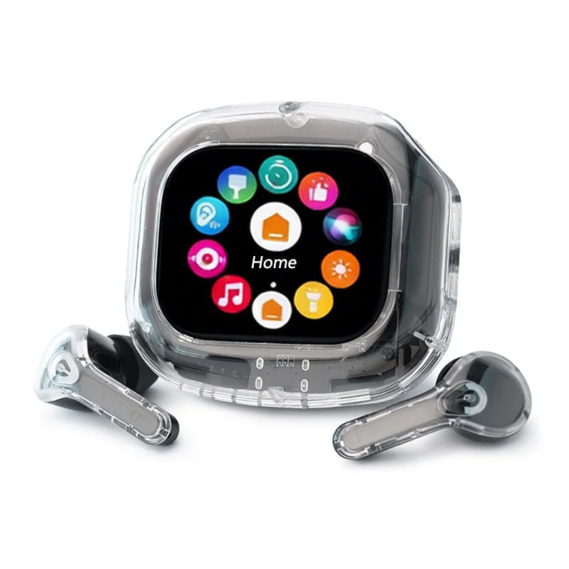 Air Max Smart Touch Screen Headsets TWS In Ear Buds 144 Languages Translator Sports Earphone Binaural pro Stereo Soundtrack Bass