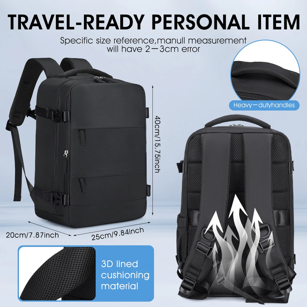 Vacuum Compression Travel Bag, Large Capacity Foldable Business Boarding Bag, Ultra Lightweight Carrying and Storage System