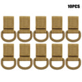 OPHIDIAN  D-Ring Clip Strap Hook and Loop Backpack Accessory Water Bottle Keychain Adapter Molle Webbing Attachment Strap