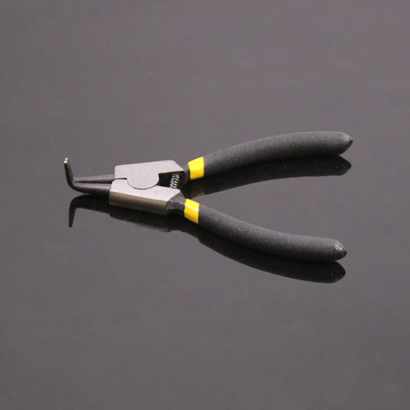 5-In Circlip - Pliers Needle Nose Pliers Retaining Ring Pliers For Removing Installing Puller Locking Rings Shafts Hand Tool