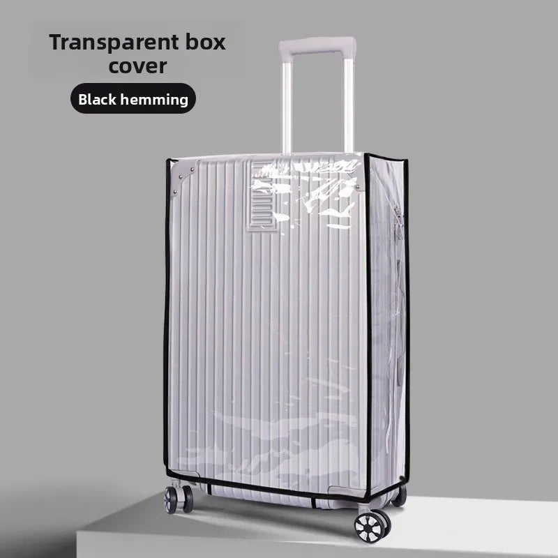 New PVC Rolling Cover 20-30inch Transparent Waterproof Thickened Luggage Cover Protector Suitcase Cover for Travel Suitcase Case
