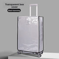 New PVC Rolling Cover 20-30inch Transparent Waterproof Thickened Luggage Cover Protector Suitcase Cover for Travel Suitcase Case