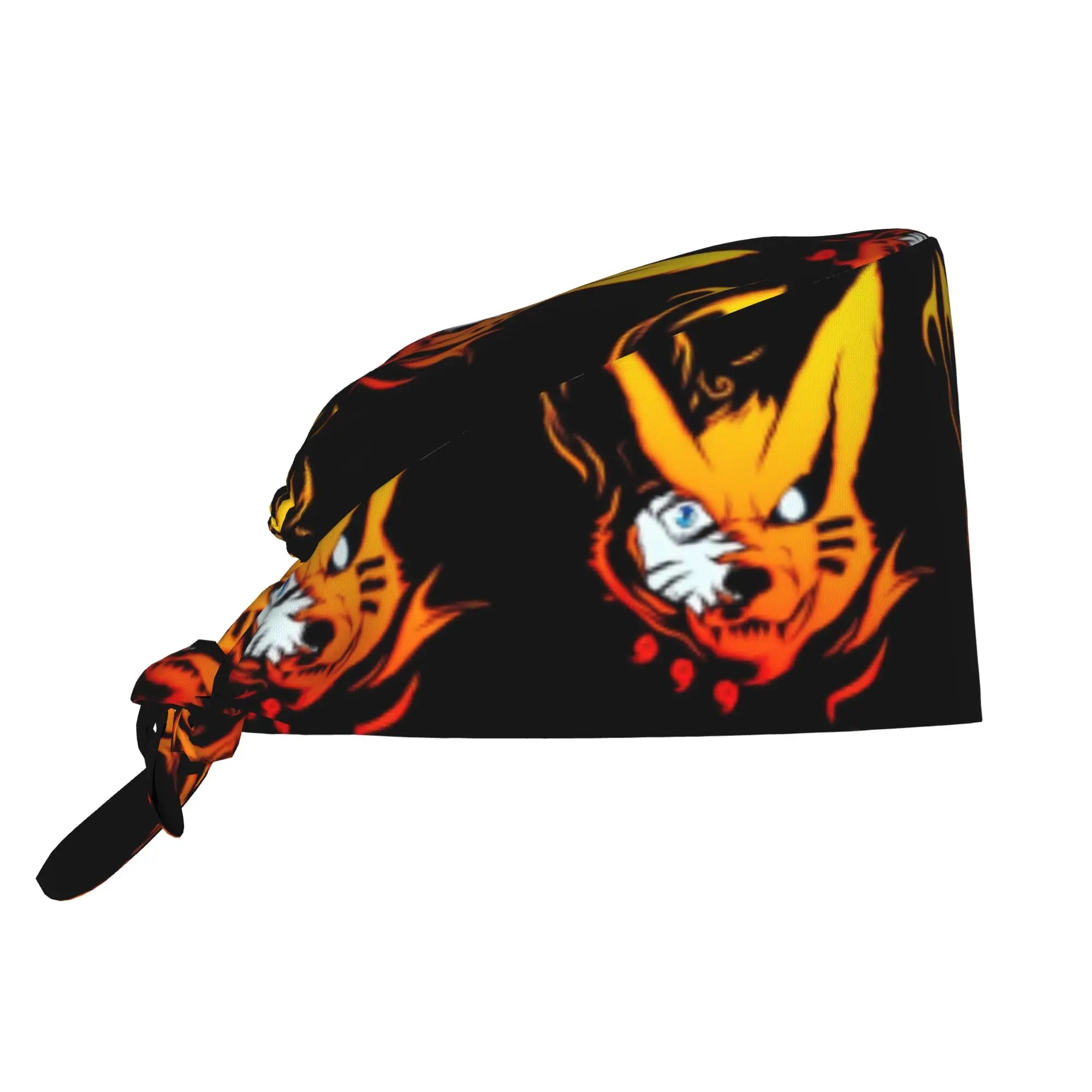 Custom N-Narutoes Uzumaki Cleaning Working Cap Comfortable Men Women Anime Scrub Cap Surgicals Hat Nurse Scrubs Hat For Dentist
