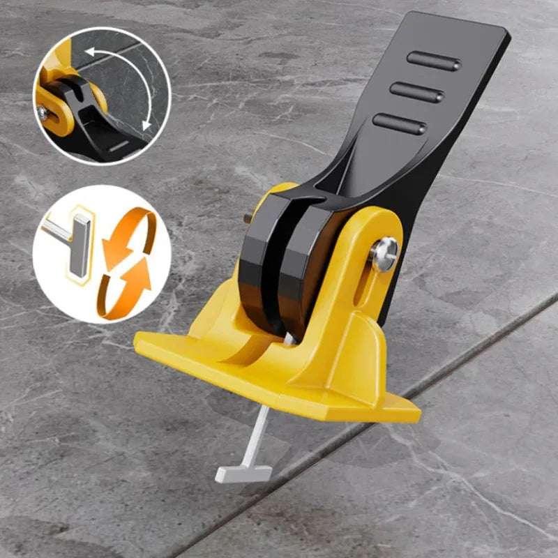 50pcs Reusable Floor Tile Leveling System Clips Leveler Adjuster Kit，Tile Leveling Fixed Plane Device Construction Tool