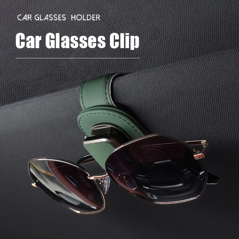 High-Quality Option Sturdy Sun Visor Clip Glasses Holder for Car Sun Visors, Glasses Hook Clip, Car Interior Sun Visor Additions