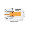 Car Wheel Tire Depth Gauge Tire Tread Depth Measuring Tool 0-20 Mm Tyre Tread Checker Portable Tire Depth Accurate Measurement