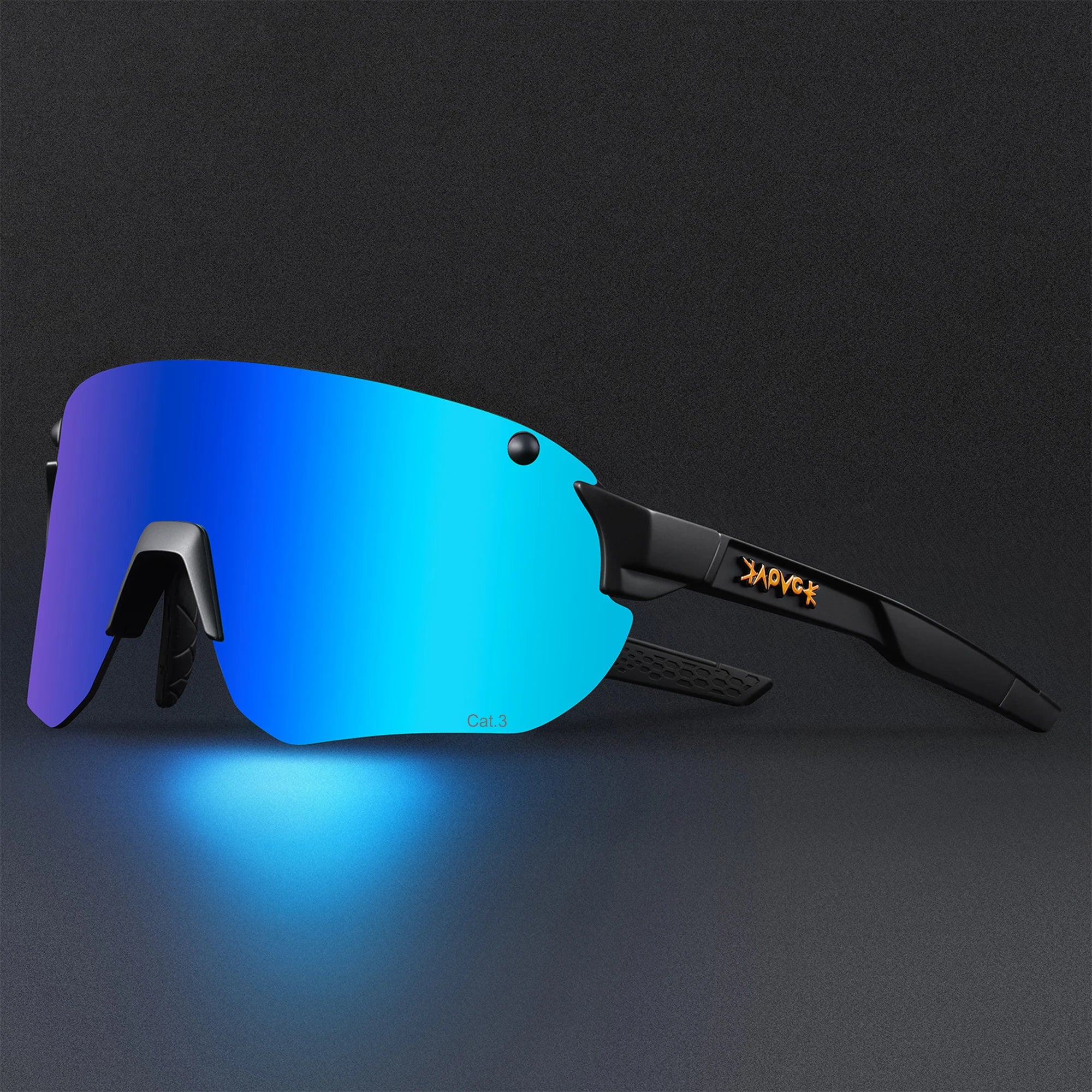 Kapvoe UV400 Fashion Sunglasses Men MTB Bike Cycling Glasses Eyewear Women Bike Outdoor Sports Night-riding glasses for racing