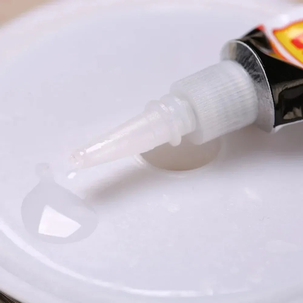 3/12 Epoxy Resin Pcs Super Glue Liquids Tube 502 Quick Repair Plastic Metal  Nail Shoe Superglue Strong Adhesive Uv Sealers