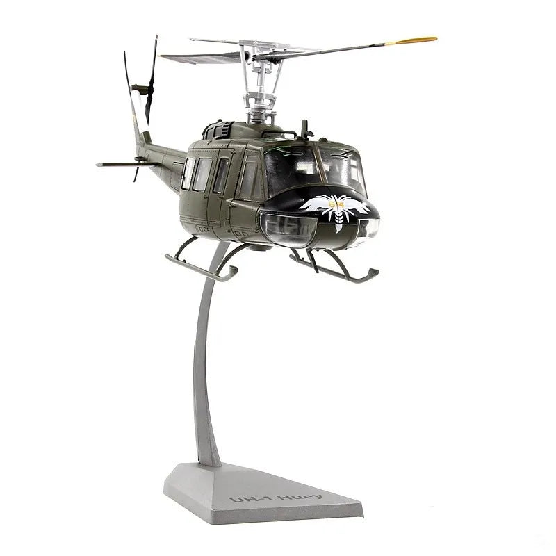 2025 New 1:48 Scale Model AF1 US UH-1H Huey General Service 674# Helicopter Diecast Alloy Combat Aircraft Collection Display