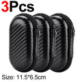 1/3Pcs EVA Data Cable Storage Bag Portable Bluetooth Earbuds Storage Box Digital Product Electronic Charger Case Mini Hard Shell