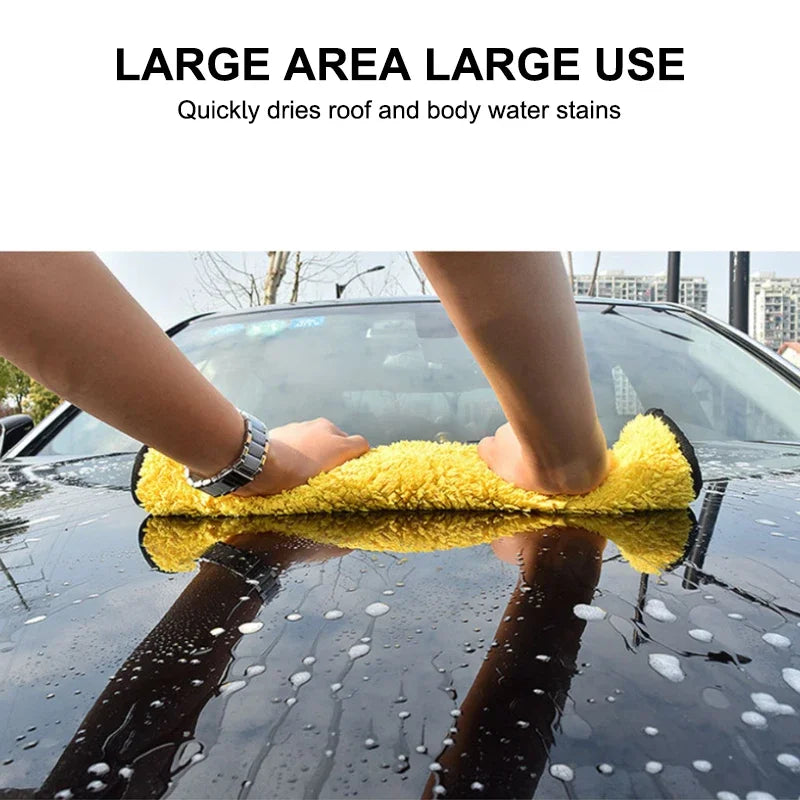 SEAMETAL Microfiber Towel 100x50CM Super Absorbent Car Cleaning Detailing Cloth Auto Care Drying Towels for Car Wash Accessories