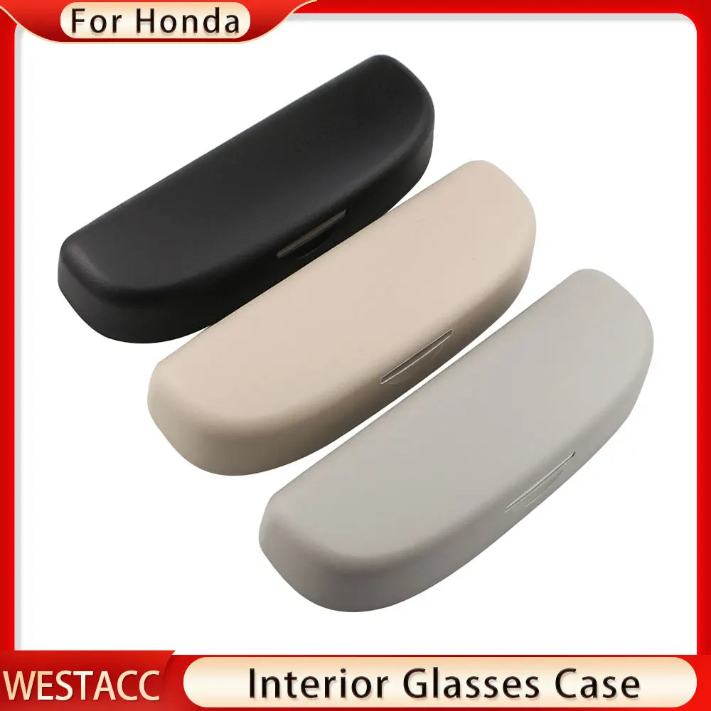 Car Sunglasses Holder Glasses Case Box for Honda Accord City Civic CRV Vezel HRV HR-V FIT JADE Odyssey Elysion Accessories