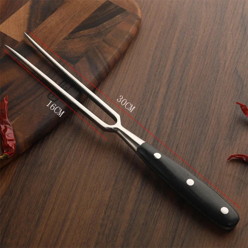 Barbecue Fork Beef Grill Tools BBQ Accessories Stainless Steel Portable Outdoor BBQ Camping Cooking Barbecue Grill Tools